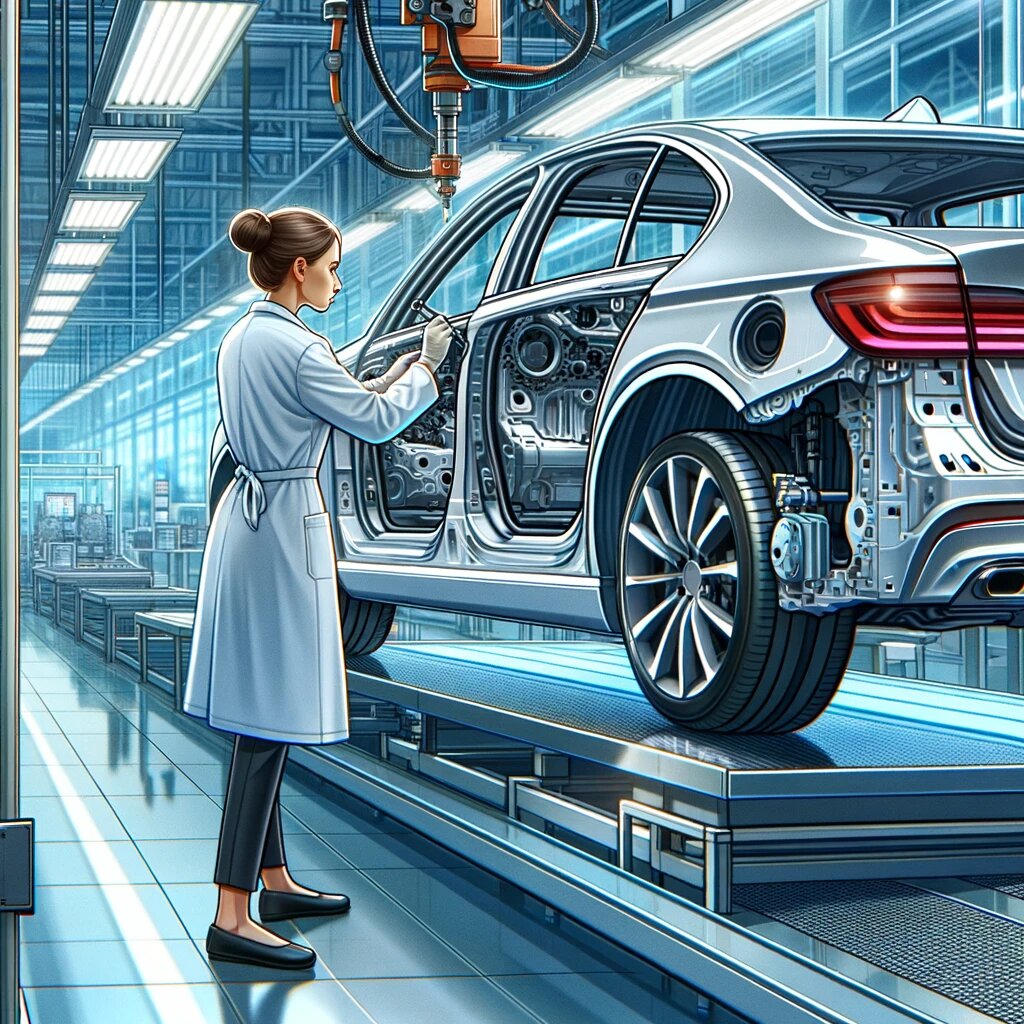 Kontrola kvality automobilových dílů